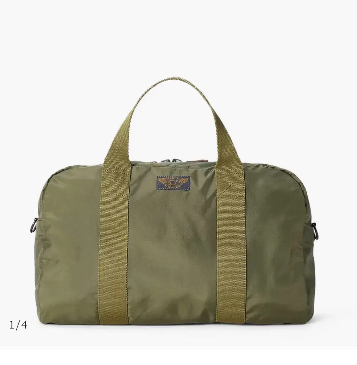 ダブル RL、 RRL、 ナイロン製ユーティリティダッフルバッグ(オリーブ